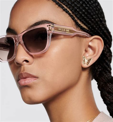 dior occhiali prodotti da luxottica|DiorSignature S6U Occhiali da sole rettangolari rosa .